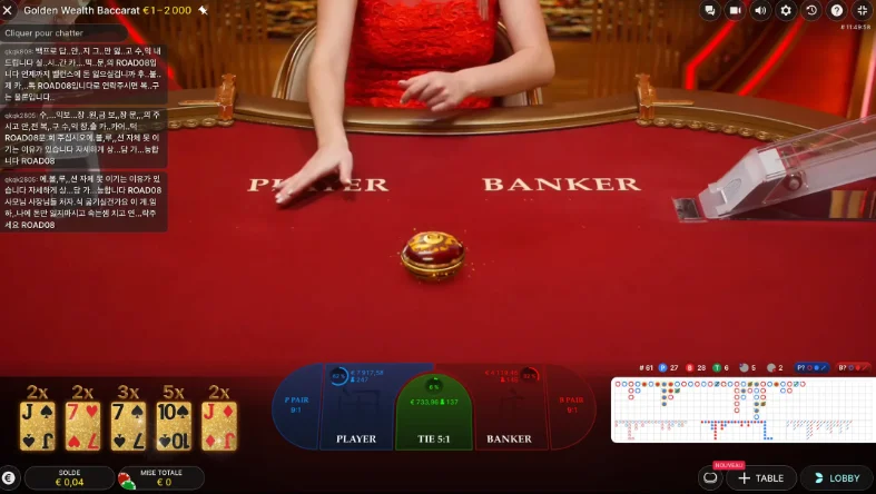 Le baccarat 